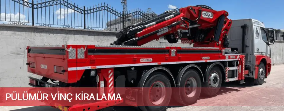 Pülümür İlçemi Vinç Kiralama
